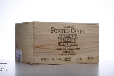 PONTET CANET 2010 - 6 Bottles in Owc 6