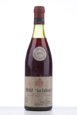 VOLNAY LES CAILLERETS TETE DE CUVEE 1973 - Jean Clerget - 1 Bottle