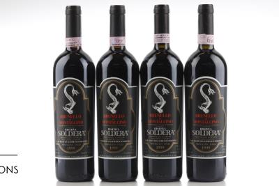 BRUNELLO DI MONTALCINO CASE BASSE RISERVA 1999 - Soldera  - 4 Bottles
