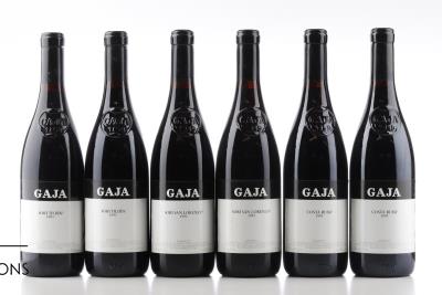 ASSORTMENT GAJA ( 2* SORI TILDIN 2*COSTA RUSSI 2* SORI SAN LORENZO ) 1995 - Gaja - 1 Bottle - Owc 6