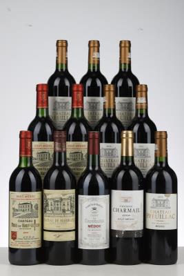 LOT BORDEAUX MIXED - Mc - 12 Bottles