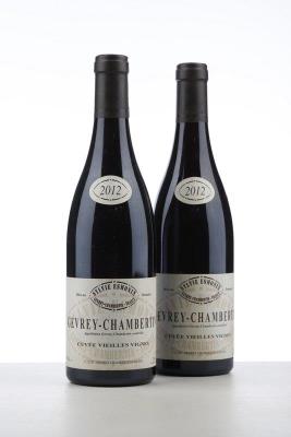 GEVREY CHAMBERTIN CUVEE VIEILLES VIGNES 2012 - Sylvie Esmonin - 2 Bottles