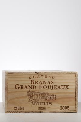BRANAS GRAND POUJEAUX 2005 - Mc - 12 Bottles - Owc 12