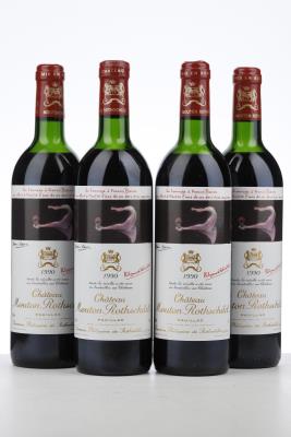 MOUTON ROTHSCHILD 1990 - Mc - 4 Bottles