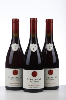 BOURGOGNE PINOT NOIR 2020 - Nicole Lamarche - 3 Bottles