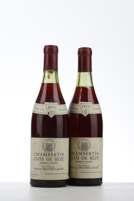 CHAMBERTIN CLOS DE BEZE 1975 - Drouhin Laroze - 2 Bottles