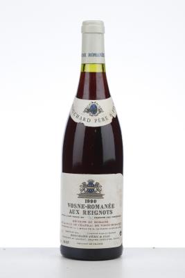 VOSNE ROMANEE AUX REIGNOTS 1990 - Comte Liger Belair - Bouchard - 1 Bottle