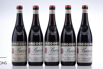 BAROLO RISERVA 1967 - Giacomo Borgogno - 10 Bottles