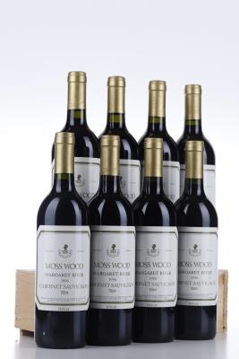 MOSS WOOD CABERNET SAUVIGNON 1996 - Moss Wood Vineyard - 8 Bottles