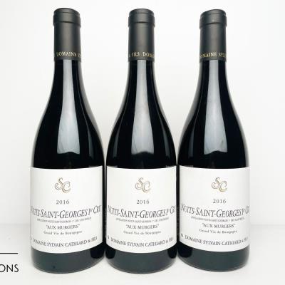 NUITS ST GEORGES AUX MURGERS 2016 - Sylvain Cathiard - 3 Bottles