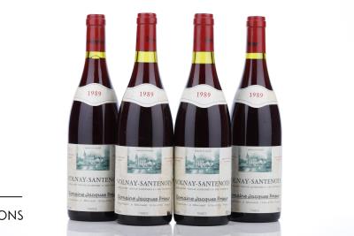 VOLNAY SANTENOTS 1989 - Jacques Prieur - 4 Bottles