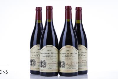 CHAMBOLLE MUSIGNY LA COMBE D'ORVEAU VIEILLES VIGNES 1998 - Henri Perrot Minot - 4 Bottles