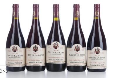 CLOS DE LA ROCHE VIEILLES VIGNES 1992 - Ponsot - 10 Bottles