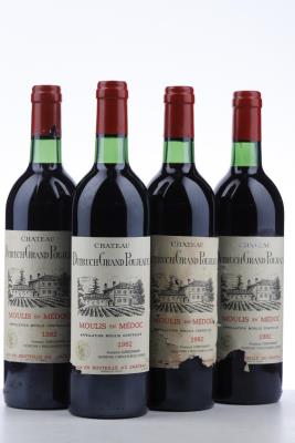 DUTRUCH GRAND POUJEAUX 1982 - Mc - 4 Bottles