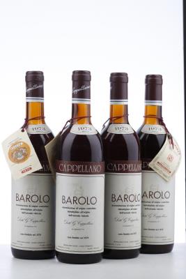 BAROLO 1973 - Cappellano  - 4 Bottles