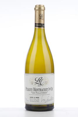 PULIGNY MONTRACHET LES FOLATIERES 2019 - Lucien Le Moine - 1 Bottle