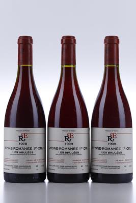 VOSNE ROMANEE LES BRULEES 1998 - Rene Engel - 3 Bottles