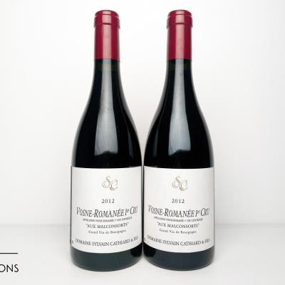 VOSNE ROMANEE AUX MALCONSORTS 2012 - Sylvain Cathiard - 2 Bottles