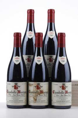 CHAMBOLLE MUSIGNY AUX BEAUX BRUNS 2003 - Denis Mortet - 5 Bottles