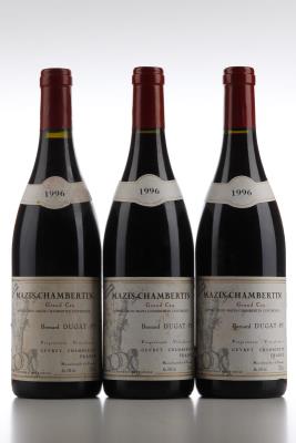 MAZIS CHAMBERTIN VIEILLES VIGNES Bernard Dugat Py 1996 - 3 Bottles