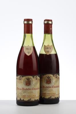 CHAMBERTIN CLOS DES RUCHOTTES 1971 - Aubry Pere et Fils - 2 Bottles