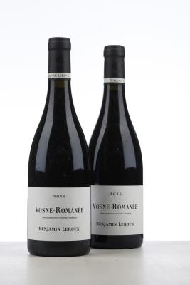 VOSNE ROMANEE 2015 - Benjamin Leroux - 2 Bottles