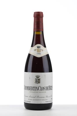 CHAMBERTIN CLOS DE BEZE 1986 - Armand Rousseau - 1 Bottle