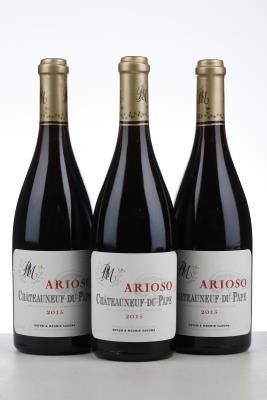 CHATEAUNEUF DU PAPE ARIOSO 2015 - Rotem et Mounir Saouma - 3 Bottles