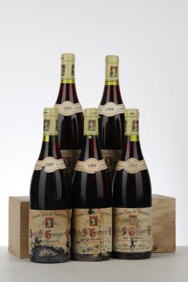 NUITS ST GEORGES LES BOUDOTS 1989 - G. Prieur - 5 Bottles