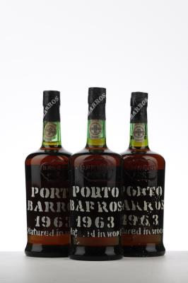 BARROS TAWNY PORT 1963 - Barros bottled 1978 - 3 Bottles