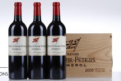 LA FLEUR PETRUS 2005 - 3 Bottles - Owc 6