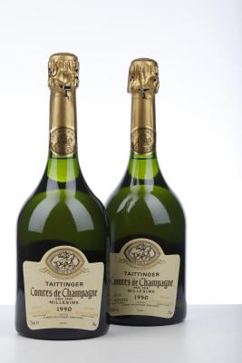 TAITTINGER COMTES DE CHAMPAGNE 1990 - Taittinger - 2 Bottles