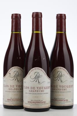 CLOS VOUGEOT 1998 - Denis Mugneret - 3 Bottles