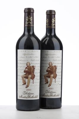 MOUTON ROTHSCHILD 2003 - Mc - 2 Bottles