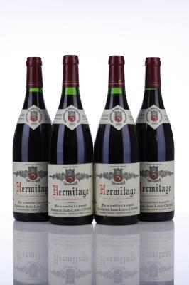 HERMITAGE ROUGE 1993 - Jean Louis Chave - 4 Bottles