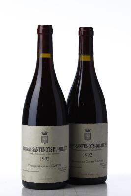 VOLNAY SANTENOTS DU MILIEU 1992 - Comtes Lafon - 2 Bottles