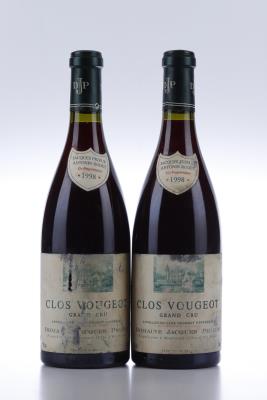 CLOS VOUGEOT 1998 - Jacques Prieur - 2 Bottles