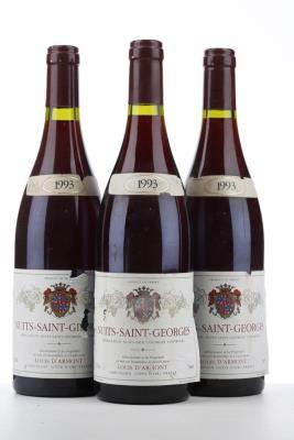 NUITS ST GEORGES 1993 - Louis d'Armont - 3 Bottles