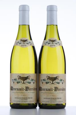MEURSAULT PERRIERES 2008 - Coche Dury - 2 Bottles