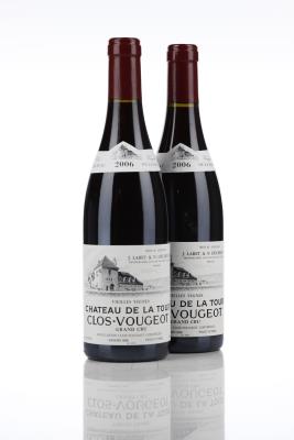 CLOS VOUGEOT VIEILLES VIGNES 2006 - Chateau de La Tour - 2 Bottles