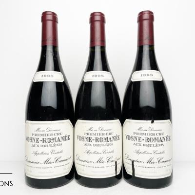 VOSNE ROMANEE AUX BRULEES 1998 - Meo Camuzet - 3 Bottles
