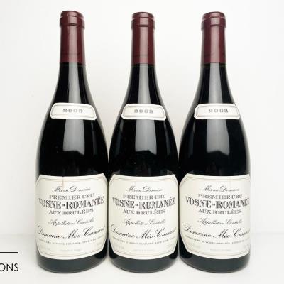 VOSNE ROMANEE AUX BRULEES 2003 - Meo Camuzet - 3 Bottles
