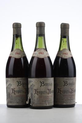 HOSPICES DE BEAUJEU BEAUJOLAIS 1962 - Aujoux - 3 Bottles