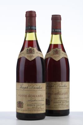 VOSNE ROMANEE 1976 - Joseph Drouhin - 2 Bottles