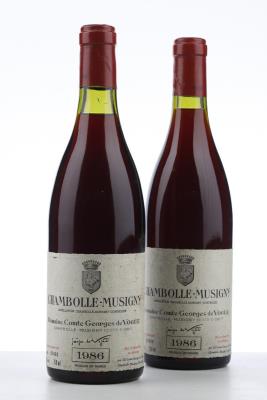 CHAMBOLLE MUSIGNY 1986 - Comte de Vogue - 2 Bottles