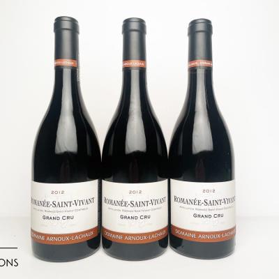 ROMANEE ST VIVANT 2012 - Arnoux Lachaux - 3 Bottles