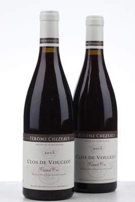 CLOS DE VOUGEOT 2015 - Jerome Chezeaux - 2 Bottles