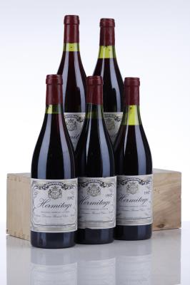 HERMITAGE ROUGE 1992 - Bernard Chave - 5 Bottles