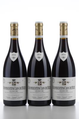 CHAMBERTIN CLOS DE BEZE 2016 - Armand Rousseau - 3 Bottles
