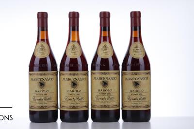 BAROLO CONCA MARCENASCO 1981 - Renato Ratti - 4 Bottles